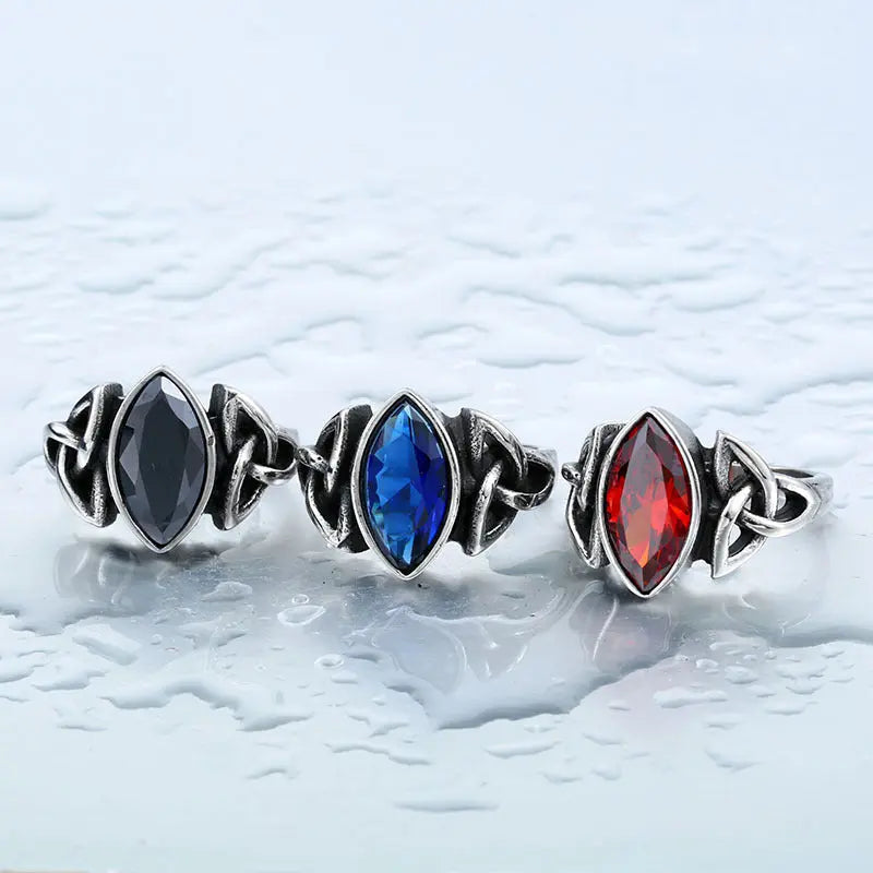 Navette Style Celtic Knot Ring