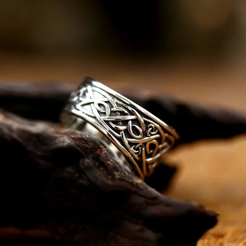 Nine-tailed Fox Stainless Steel Ring Band