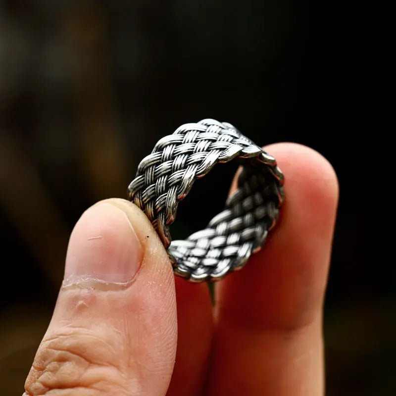 Nordic Viking Knot Stainless Steel Ring