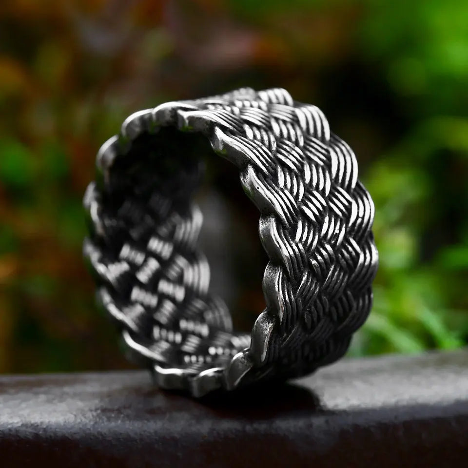 Nordic Viking Knot Stainless Steel Ring