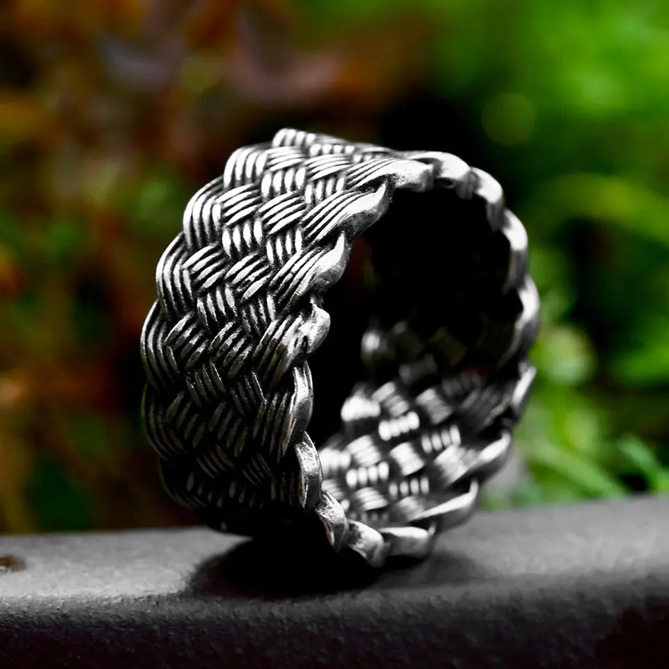 Nordic Viking Knot Stainless Steel Ring