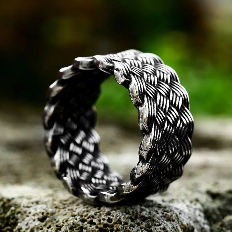 Nordic Viking Knot Stainless Steel Ring