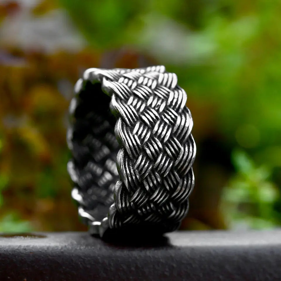 Nordic Viking Knot Stainless Steel Ring