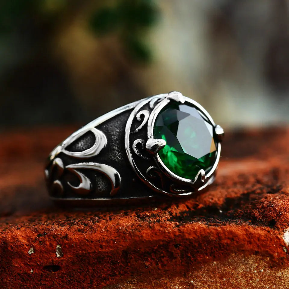 Norse Viking Knot Rune Stainless Steel Ring