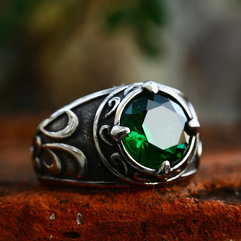 Norse Viking Knot Rune Stainless Steel Ring