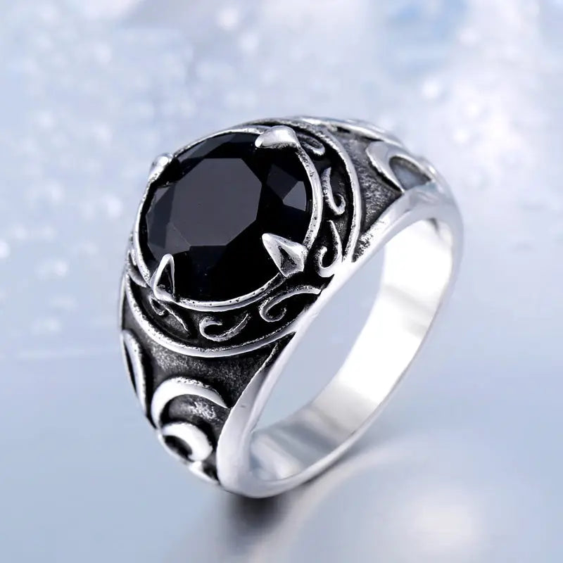 Norse Viking Knot Rune Stainless Steel Ring