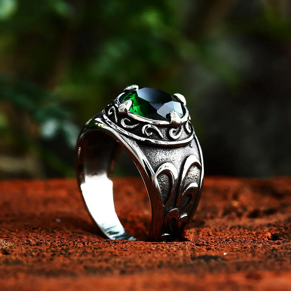 Norse Viking Knot Rune Stainless Steel Ring