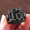 Number 13 Stainless Steel Ring