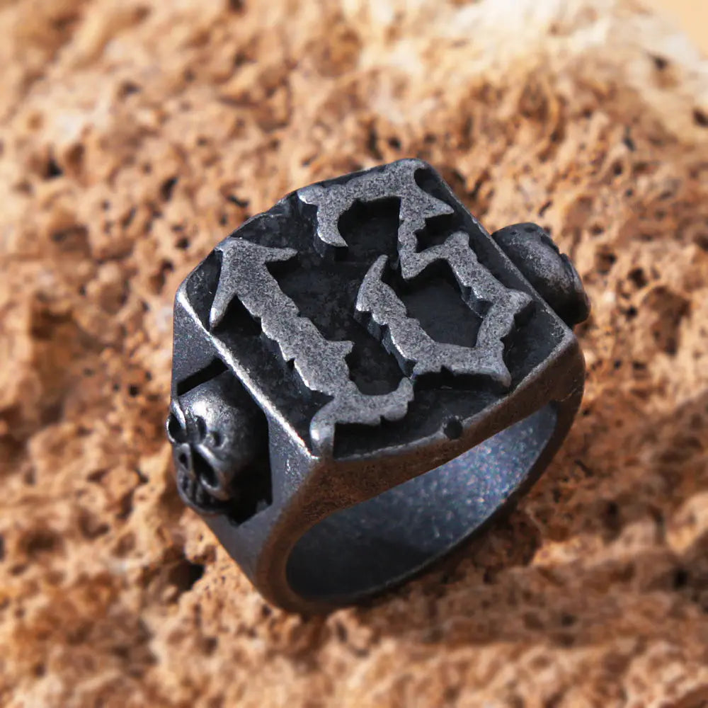 Number 13 Stainless Steel Ring