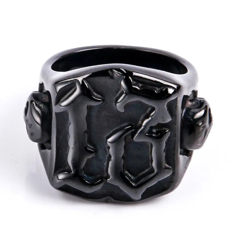 Number 13 Stainless Steel Ring