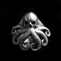 Octopus Skull Stainless Steel Ring