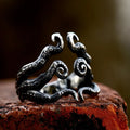 Octopus Tentacles Stainless Steel Ring