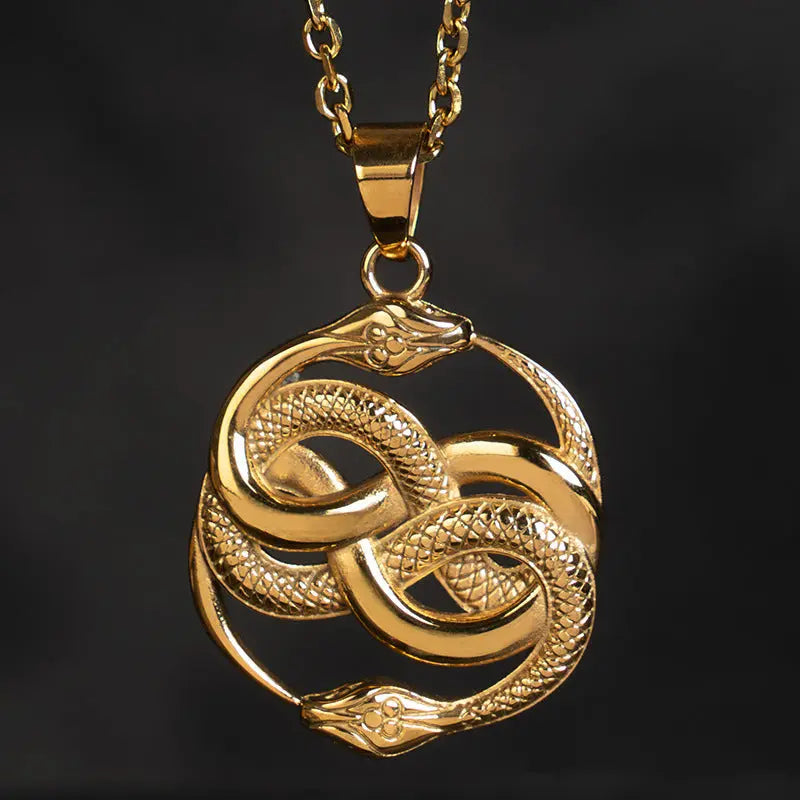 Ouroboros Stainless Steel Pendant
