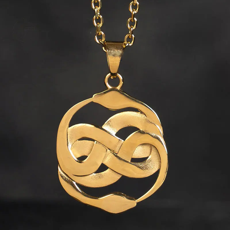 Ouroboros Stainless Steel Pendant