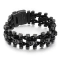 PU Braided Skull Stainless Steel Bracelet