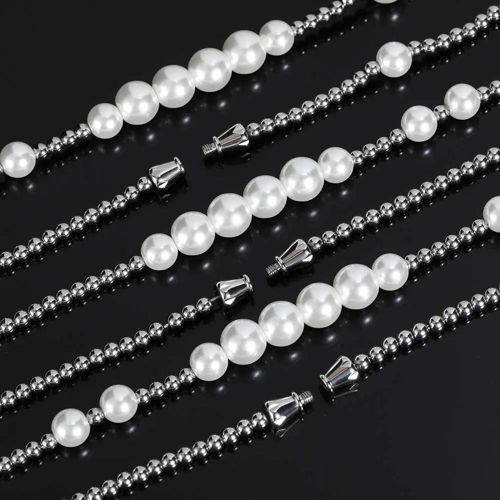 Pearl With Steel Necklace