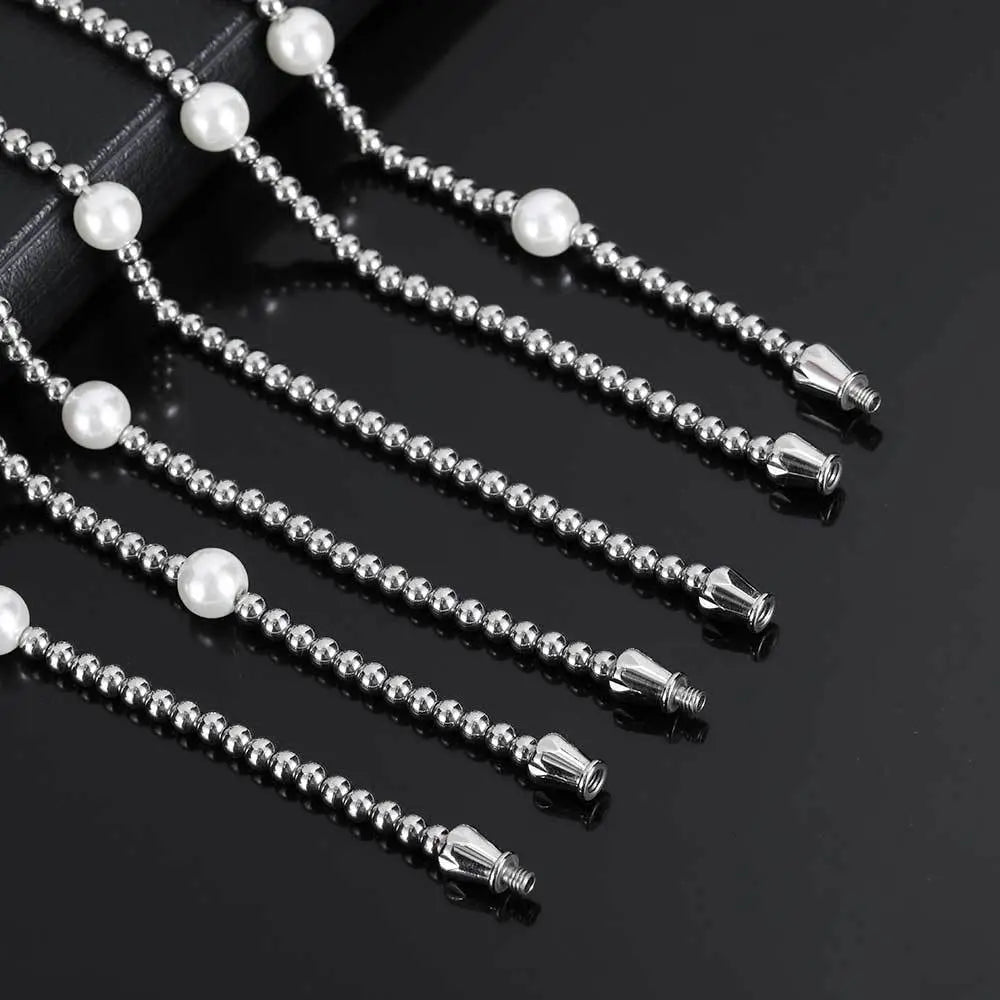 Pearl With Steel Necklace