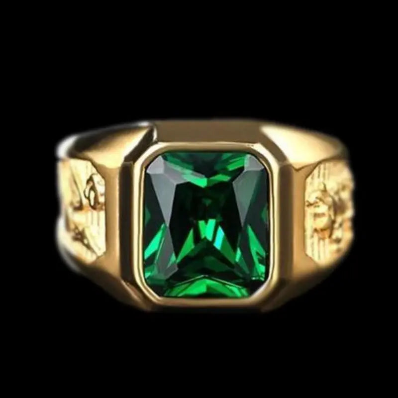 Phoenix Gold Plated Gemstone Ring