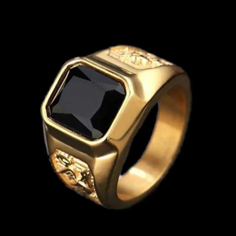 Phoenix Gold Plated Gemstone Ring