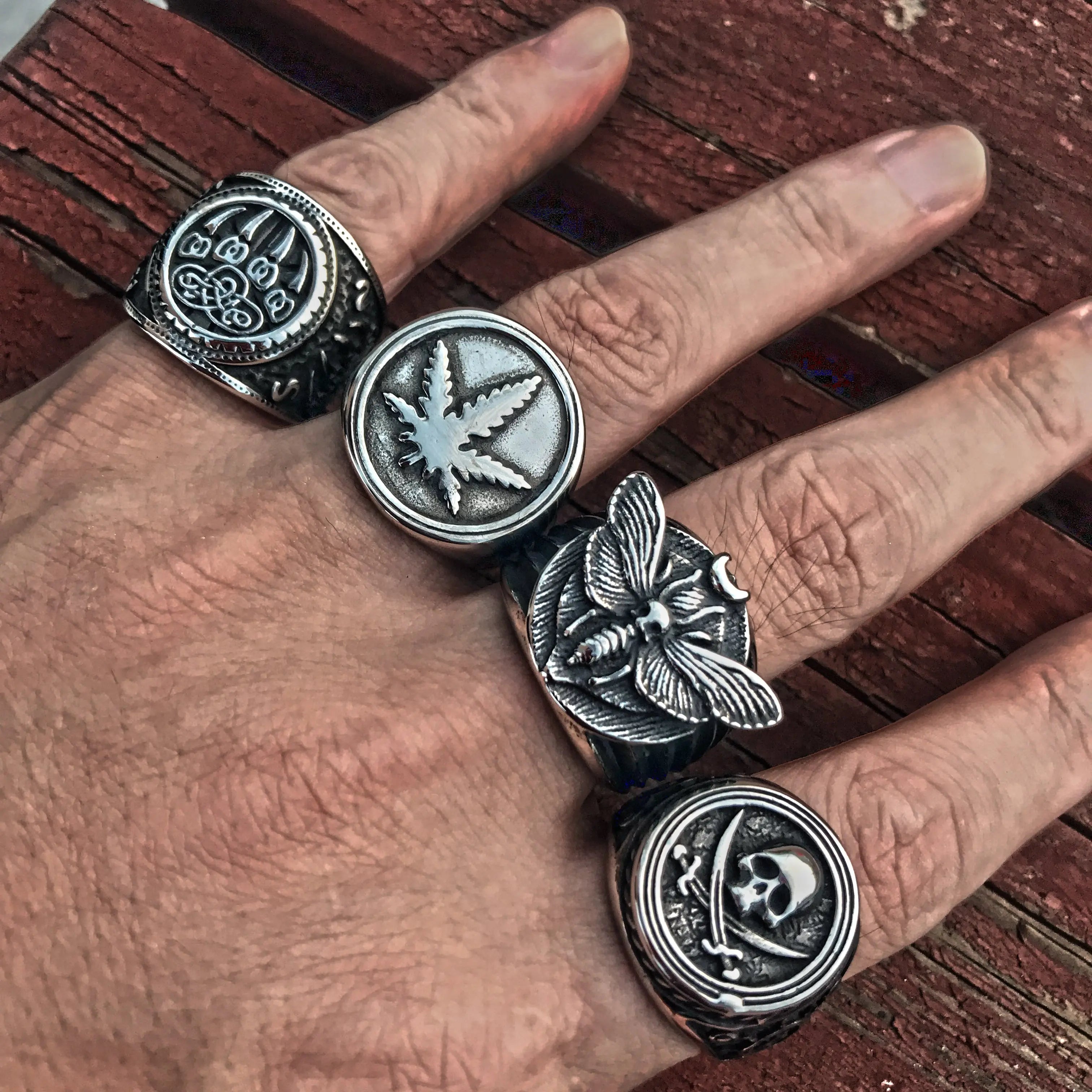 Pirate Skull Stainless Steel Ring