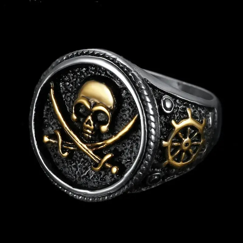 Pirate Skull Stainless Steel Ring