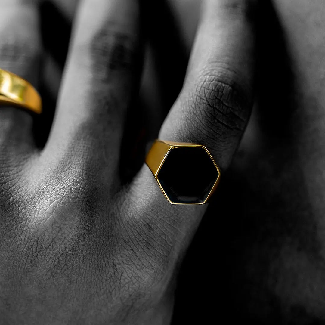 Polygon Stainless Steel Ring