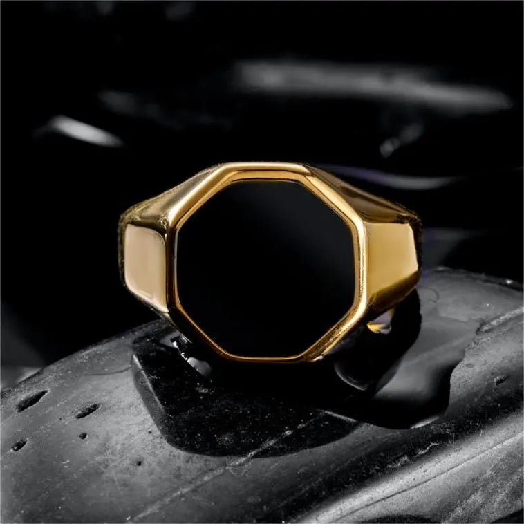 Polygon Stainless Steel Ring
