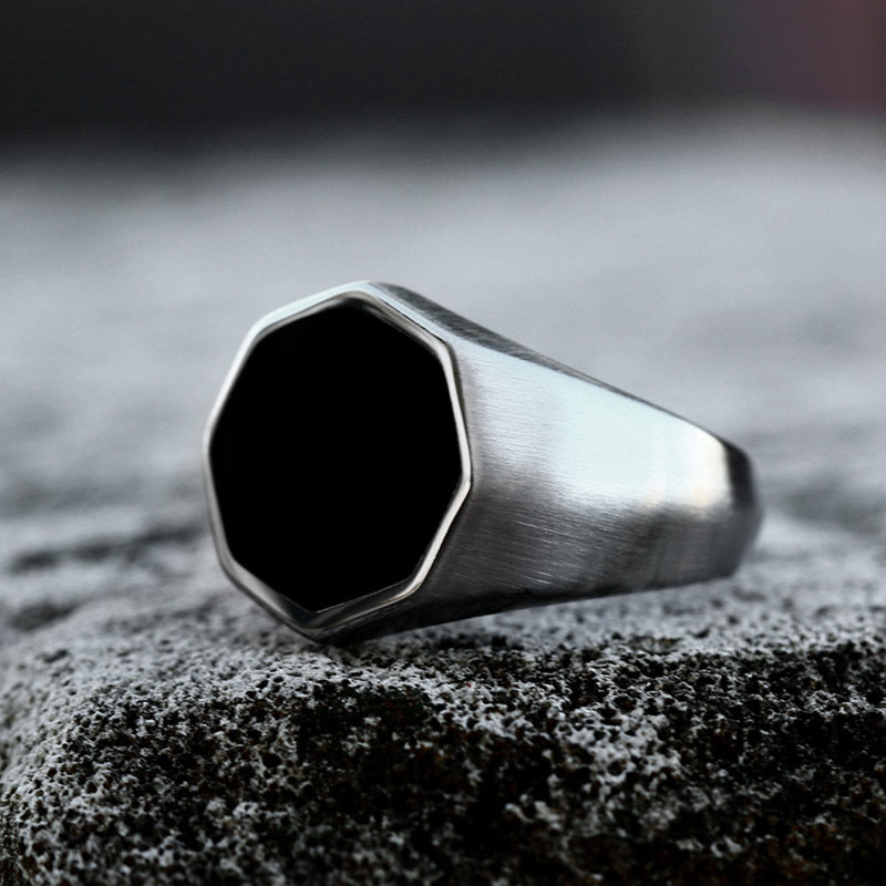 Polygon Stainless Steel Ring