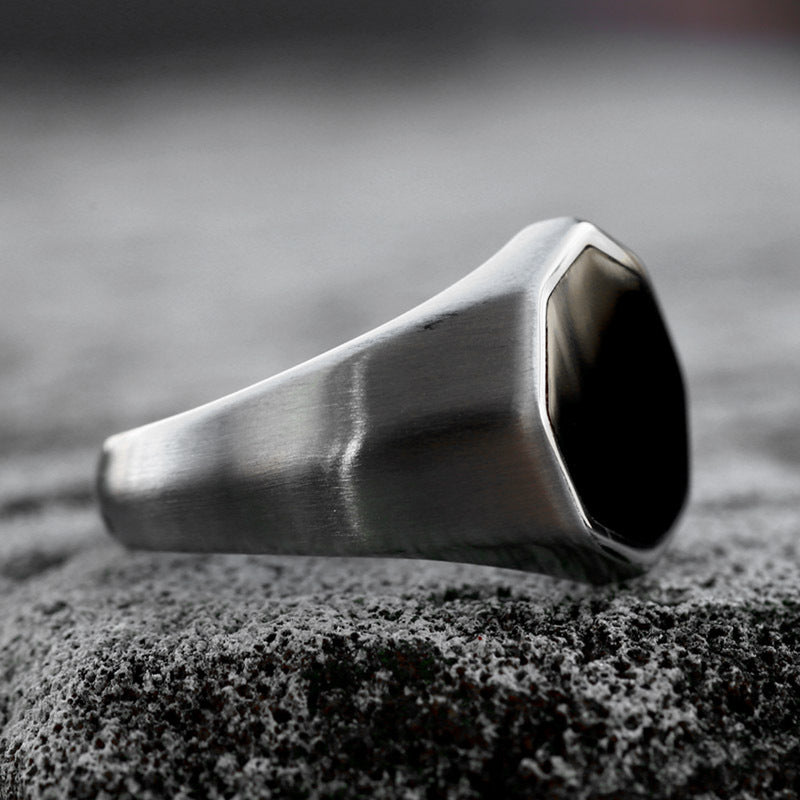 Polygon Stainless Steel Ring