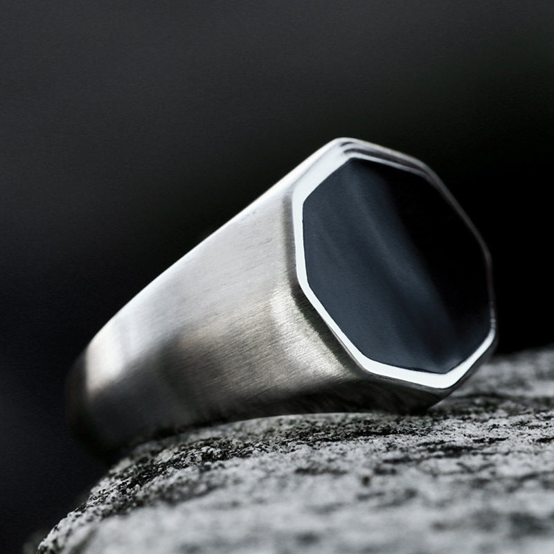 Polygon Stainless Steel Ring