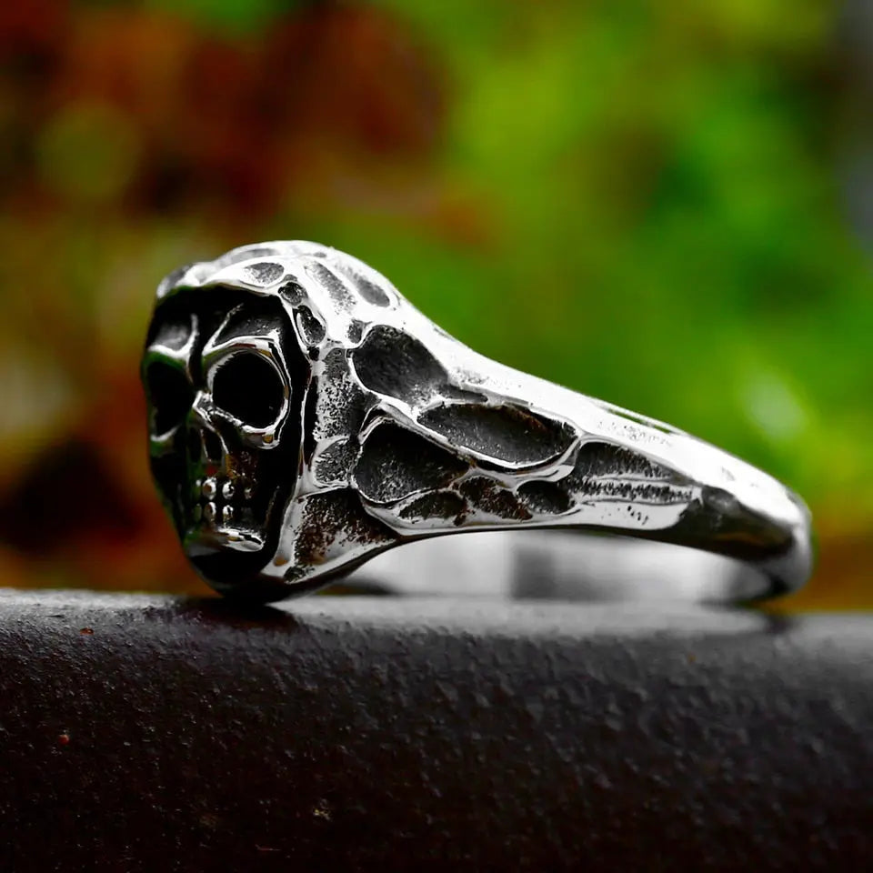 Punk Special Shape Skull Stainless Steel Ring