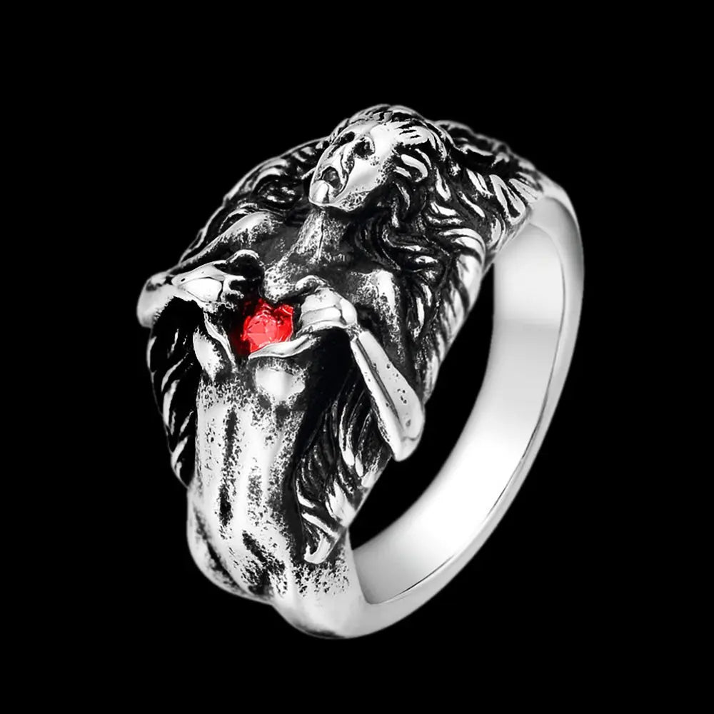 Rip The Heart Out Stainless Steel Ring
