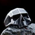 Robot Ghost Head Stainless Steel Ring