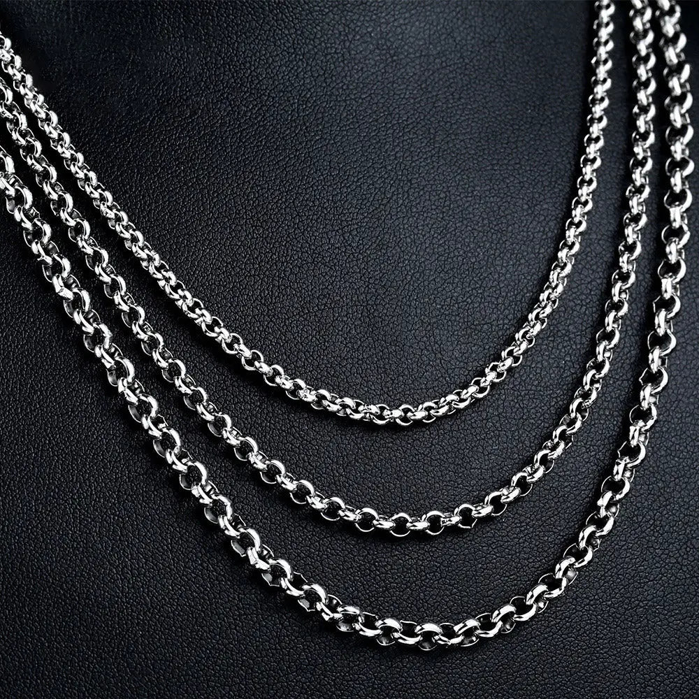 Rolo Chain Stainless Steel Necklace