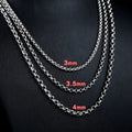 Rolo Chain Stainless Steel Necklace