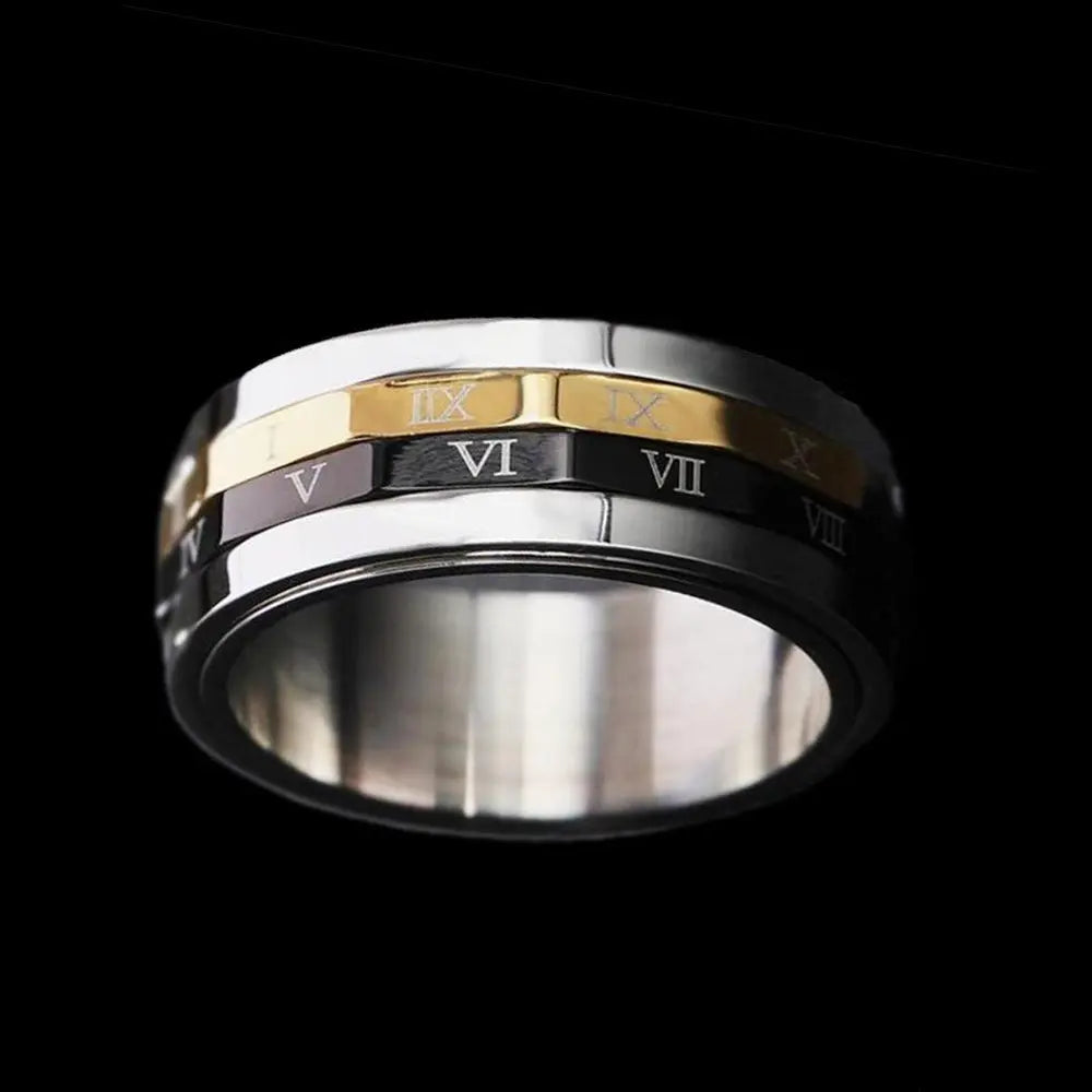 Rotating Roman Numeral Ring