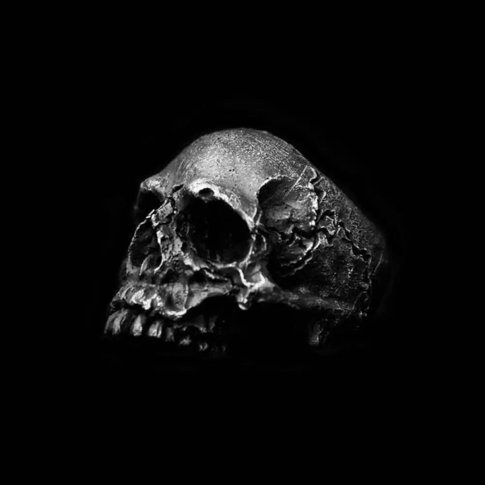 Rugged Skull Stainless Steel Ring