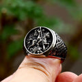 Saint George and the Dragon Stainless Steel Ring