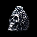 Santa Muerte Death Stainless Steel Skull Ring
