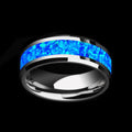 Sapphire Stainless Steel Simple Band