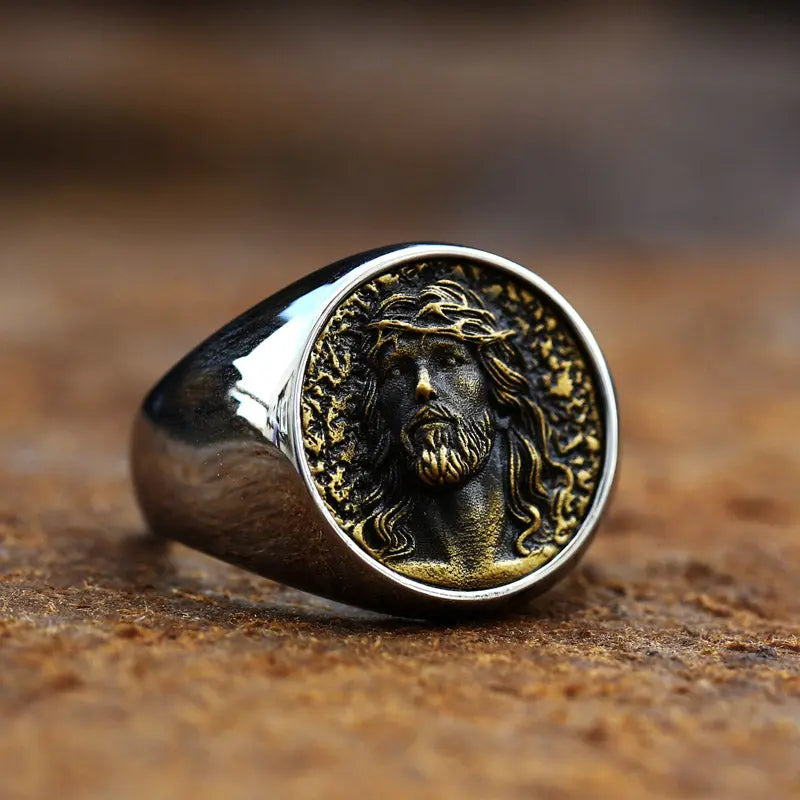 Savior Jesus Portrait Ring