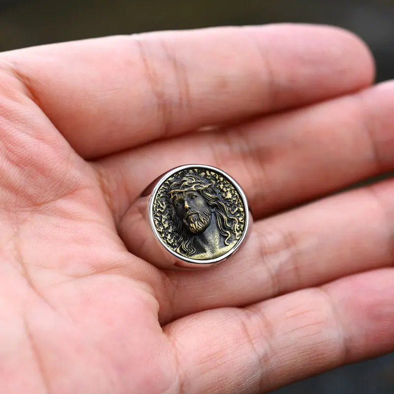 Savior Jesus Portrait Ring