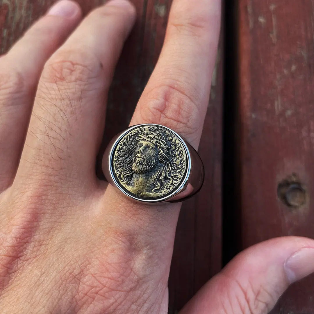 Savior Jesus Portrait Ring