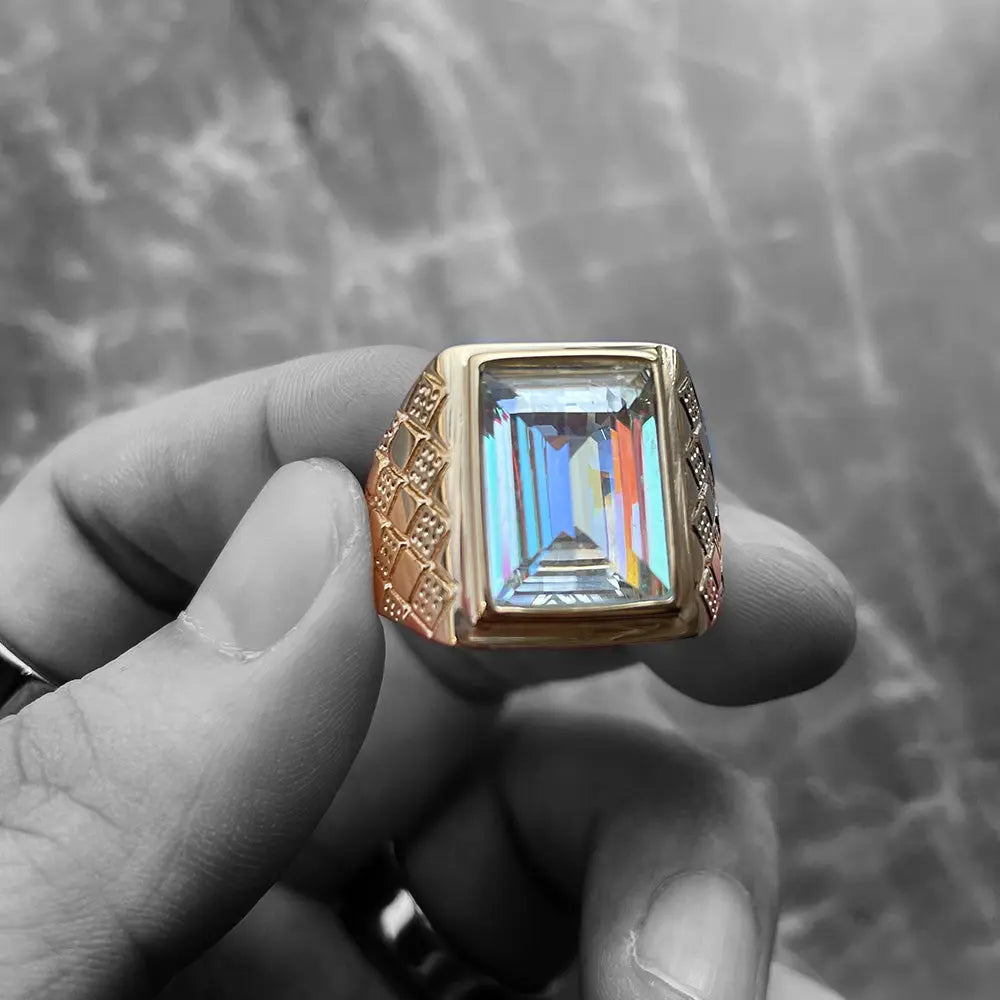 Simple Colored Gemstone Ring
