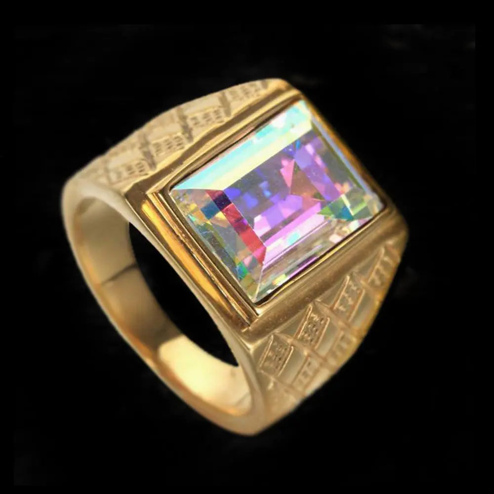 Simple Colored Gemstone Ring