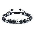 Single-row Adjustable Gemstone Beads Bracelet
