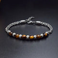 Single-row Bead Stainless Steel Bracelet