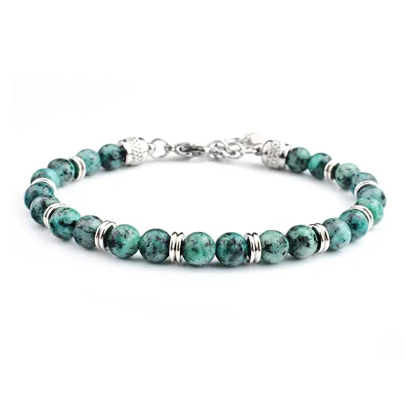 Single-row Round Bead Adjustable Bracelet