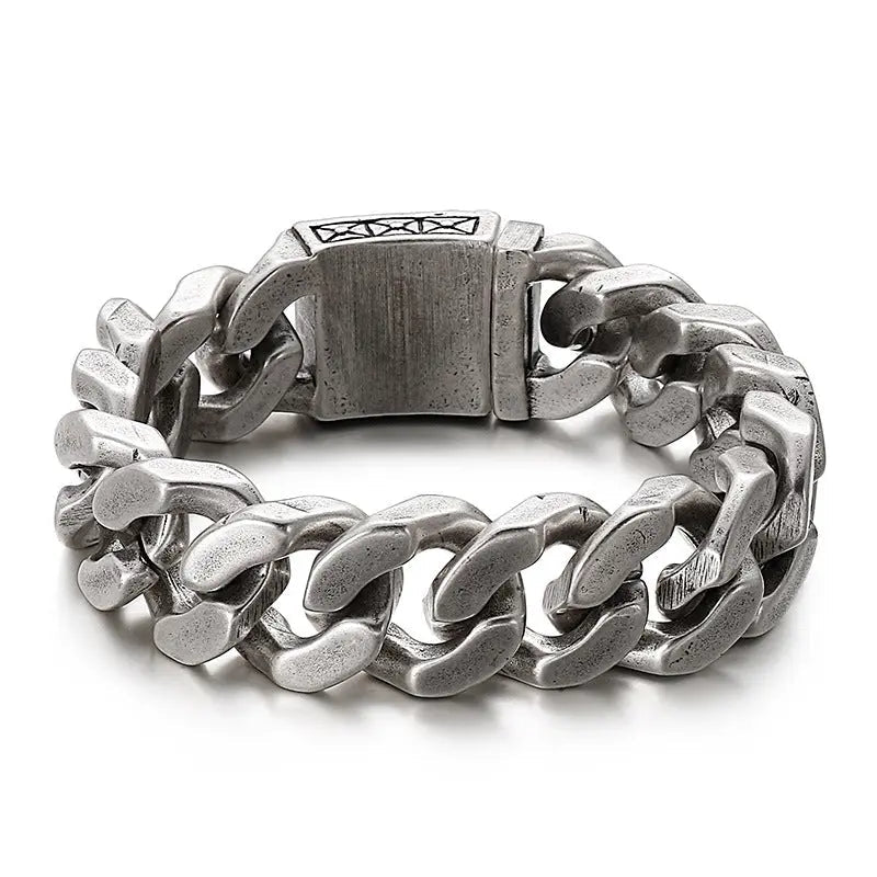 Skull Clasp Stainless Steel Bracelet