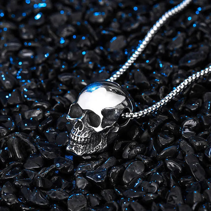 Skull Head Stainless Steel Pendant